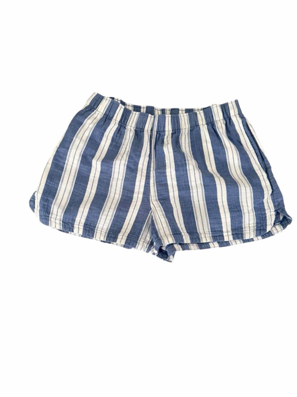 Old Navy Blue and White Stripe Cotton Shorts XL